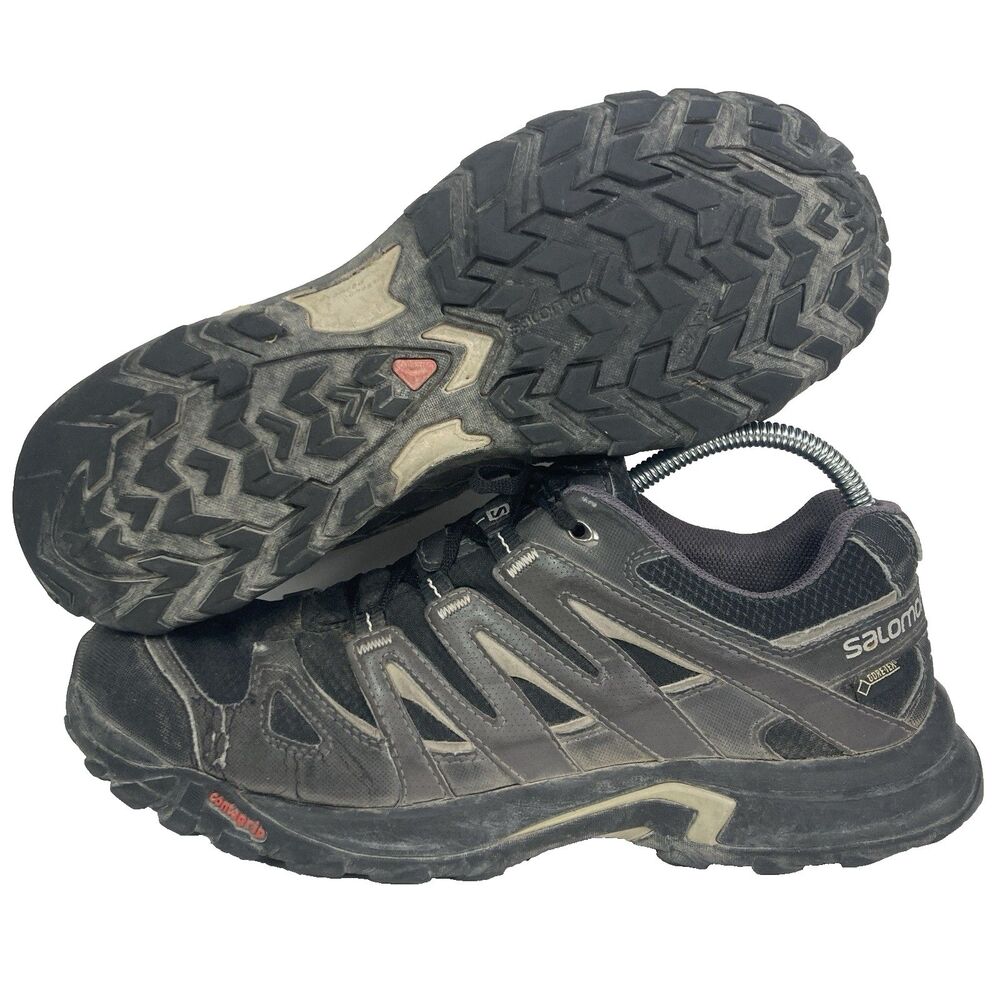 Salomon Eskape GoreTex -Men 10 -Black/Gray -Outdoor Trail/Hiking/Outdoor- 328108